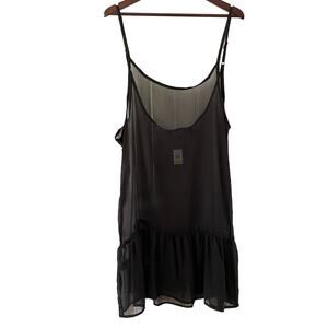 Rachel Roy Sheer Mini Slip Dress, M